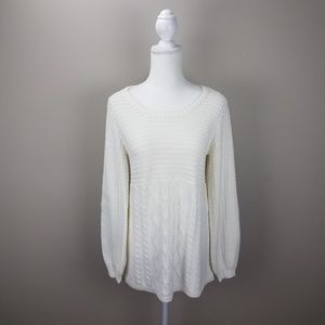 *SALE* [Style & Co.] Off White Knit Sweater